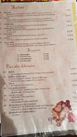 Agios Dimitrios menu