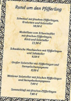 Café Mainland Campingplatz menu