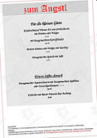 Steghäusl Lambach menu