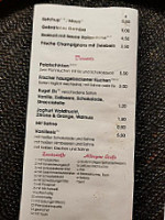 Klosterschänke menu