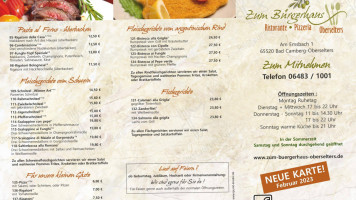 Zum Bürgerhaus Oberselters menu