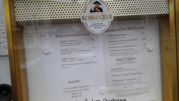 Hotel Restaurant Café Schwanen menu