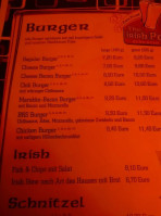 Irish Pub Zur Post menu