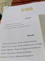 Restaurant La rocca menu