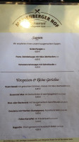 Marienberger Hof menu