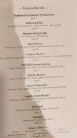 WÄlder:genuss Gastwirtschaft menu