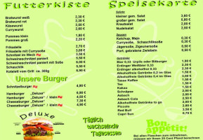 Gaststätte Seppi`s Futterkiste menu