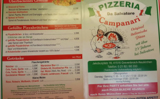 Pizzeria Campanari menu