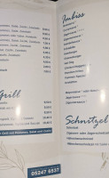 Korfu-grill menu
