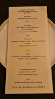 Culinaria menu
