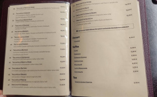 La Vigna menu