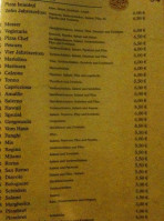 Pizzeria Messer menu