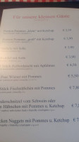 Berghaus Hohenbogen menu