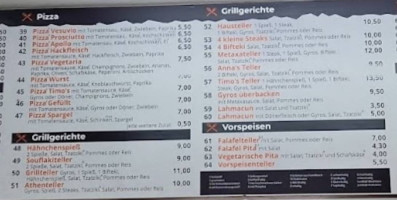 Grill Mykonos menu