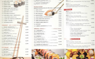 ThÁi Visu, Asia Sushi menu
