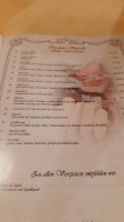 Pizzeria Grossherzog menu