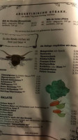 Dalmatien-Restaurant menu