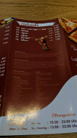 Shifa Döner menu