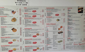 Asia Imbiss menu