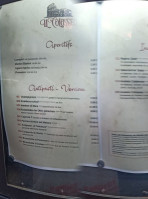 Pizzeria Colosseo menu