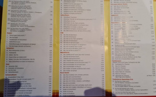 China-thai Jasmin menu