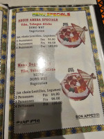 Addis-Abeba Cafe & Restaurant menu