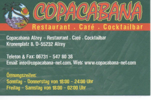Copacabana food