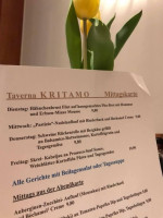 Taverna Kritamo menu
