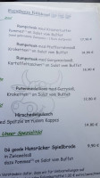Forsthaus Kühkopf menu