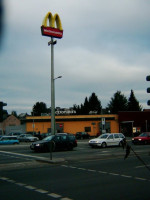 McDonald`s outside