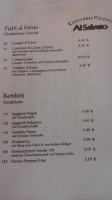 La Casa Al Salento menu