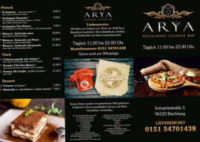 Arya Restaurant Lounge Bar food