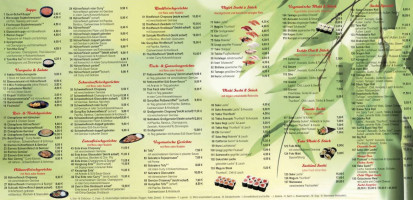 Asia Sushi menu