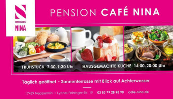 Café Nina Und Pension Am Achterwasser food