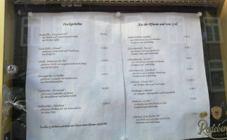 Cafe Körner menu