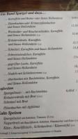 Kühner`s Besen menu