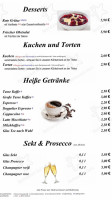 Schutzenhaus Hubertus menu