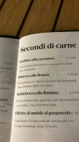 Ristorante Pizzeria Tommasi menu