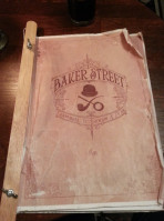 Baker Street - Criminal Tearoom & Pub menu