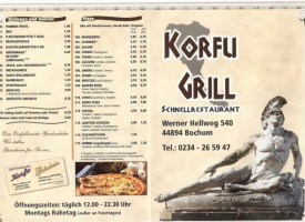 Korfu Grill Inh. Pilios Gerasimos menu
