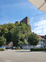 Burg outside