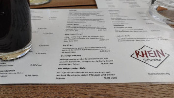 Rheinschänke Mm Rheinterrassen Gmbh Co Kg menu