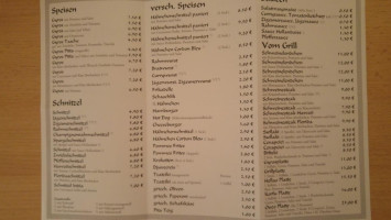 Grillstube Korfu menu