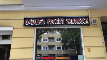 G.p.s Grilled Pocket Sandwich outside