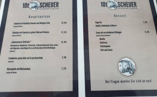 Zehntscheuer Ritterhaus menu