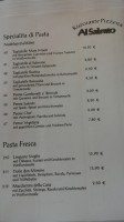 La Casa Al Salento menu