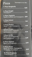 Pizza Riano menu