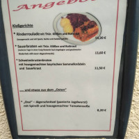 The Smugglers Inn menu