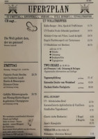 Ufer7 Basel menu