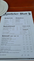 Alte Apotheke food